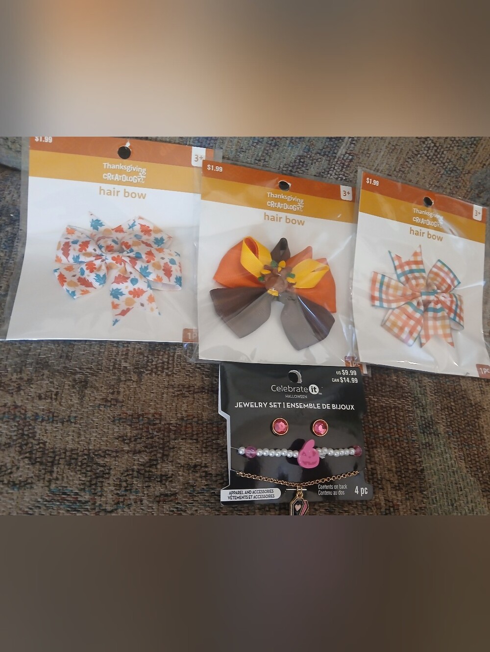 New Halloween Jewelry & Hair Bows
